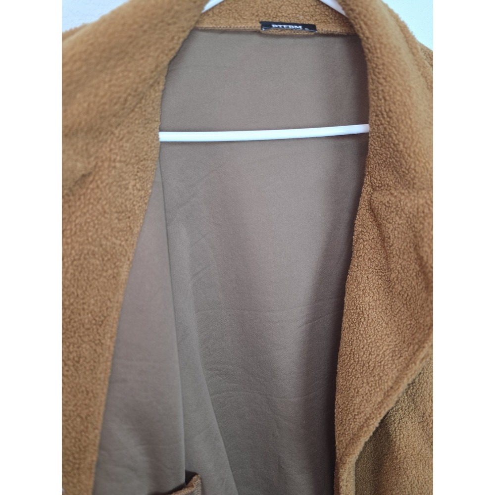 BTFBM Women's Winter Faux Fur Coats Long Sleeve Fuzzy Fleece Outerwear XL - Picture 3 of 7